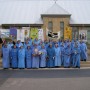 Cornish Bards from across Australia, and from Cornwall and USA gather at Davies Square, Wallaroo, during the 2009 Kernewek Lowender