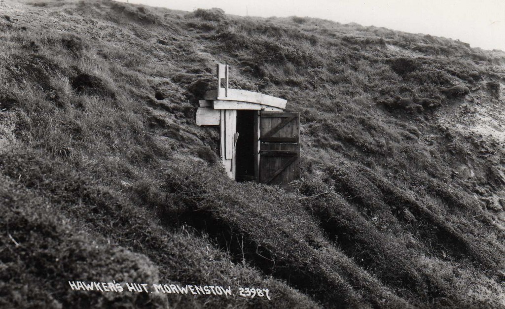 Hawker's Hut on Morwenstow Cliffs