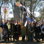 Cornish gather in front of the Cornish Stone, ready for the ceremony