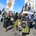 Cornish Australians and Breton Australians prepare march in the street parade in Glen Innes, 4 May, 2013