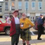 Visiting Bard and 'Town Crier' Howard Curnow, with Albert Jenkin (Tommi O'Hagan talking with gent on right)