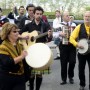 Part of the Cornish contingent, including the Bolingey Troylers, and Benjad (3rd from left)